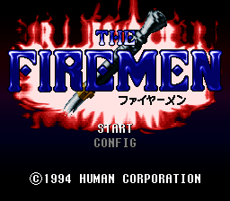 The Firemen — Title screen