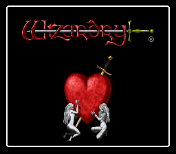 Wizardry V : Saika no Chuushin — Title screen