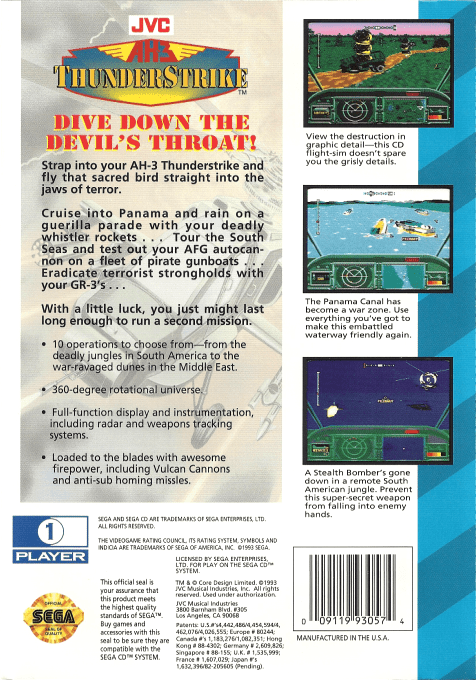 AH-3 Thunderstrike — Box back