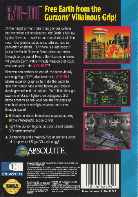 A/X-101  — Box back