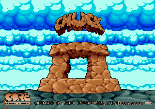 Chuck Rock II : Son of Chuck — Title screen