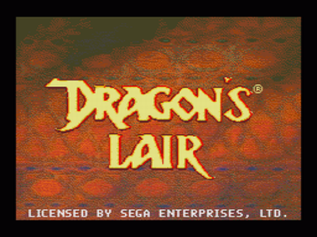 Dragon's Lair — Title screen