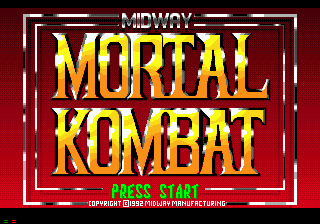 Mortal Kombat — Title screen
