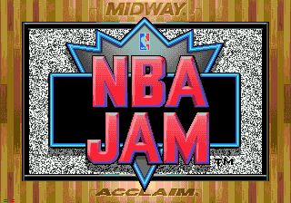 NBA Jam — Title screen