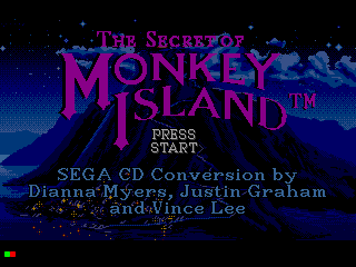 The Secret of Monkey Island — Title screen