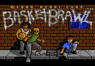 Basketbrawl — Title screen