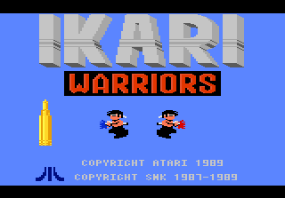 Ikari Warriors — Title screen