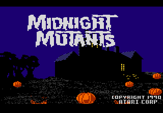 Midnight Mutants — Title screen