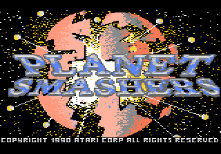 Planet Smashers — Title screen