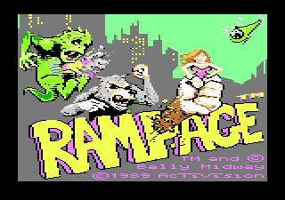 Rampage — Title screen