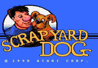 Scrapyard Dog — Title screen