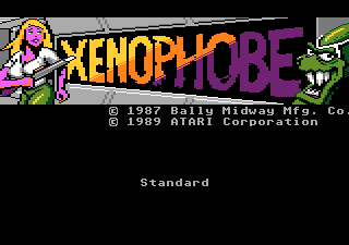 Xenophobe — Title screen