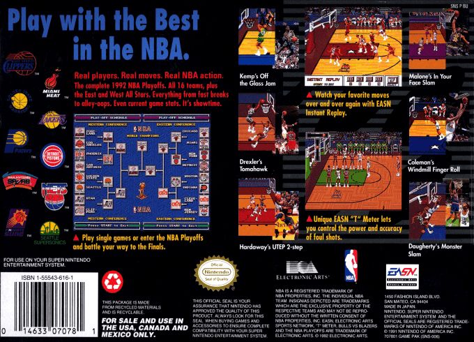 Bulls vs Blazers and the NBA Playoffs — Box back
