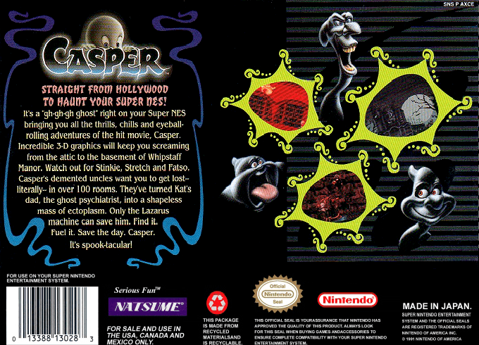 Casper — Box back