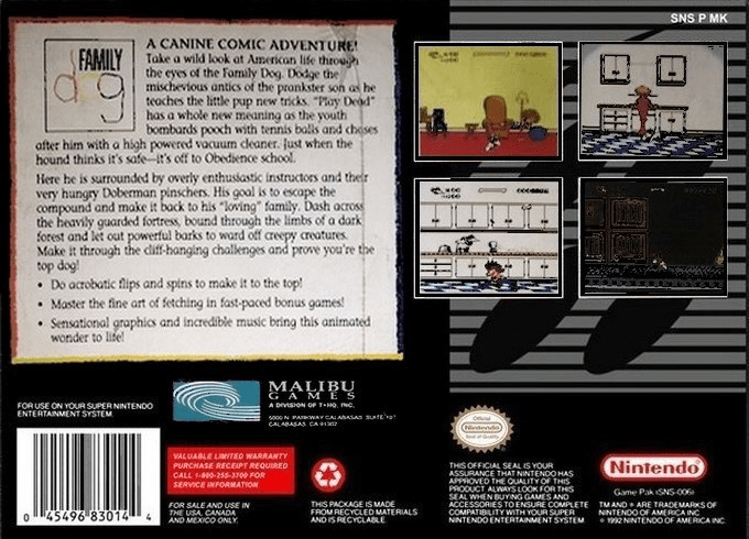 Family Dog — Box back
