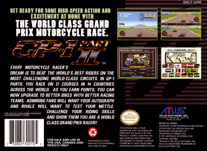 GP-1 Part II — Box back