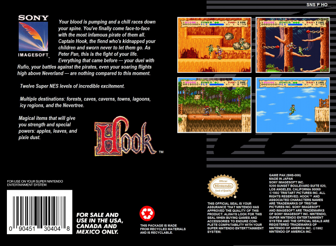 Hook — Box back