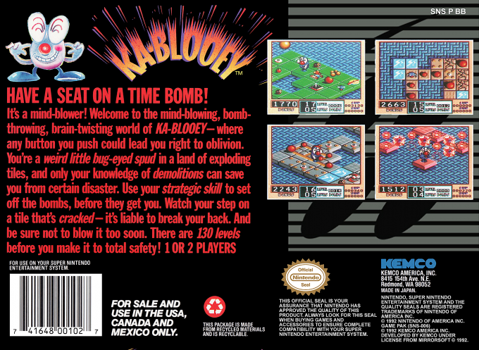 Ka-blooey — Box back