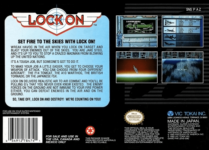 Lock On — Box back