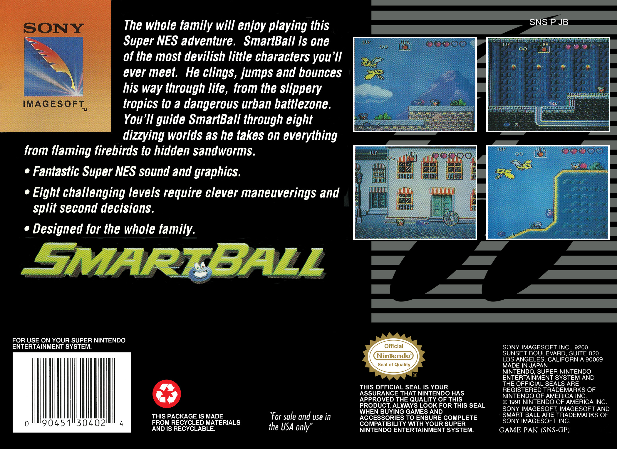 Smart Ball — Box back