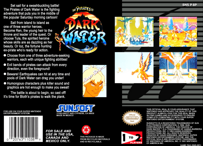 The Pirates of Dark Water — Box back