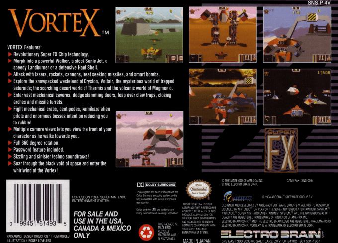 Vortex — Box back