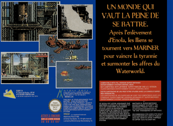 Waterworld — Box back