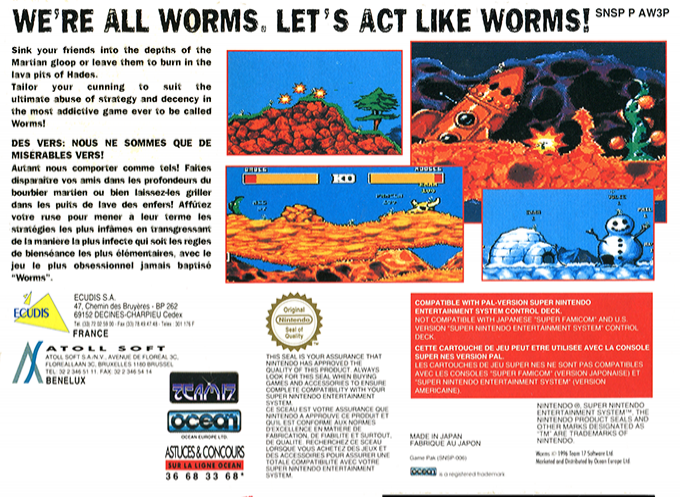 Worms — Box back