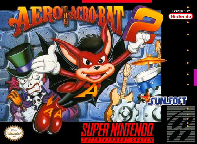 Aero the Acro-Bat 2 box art