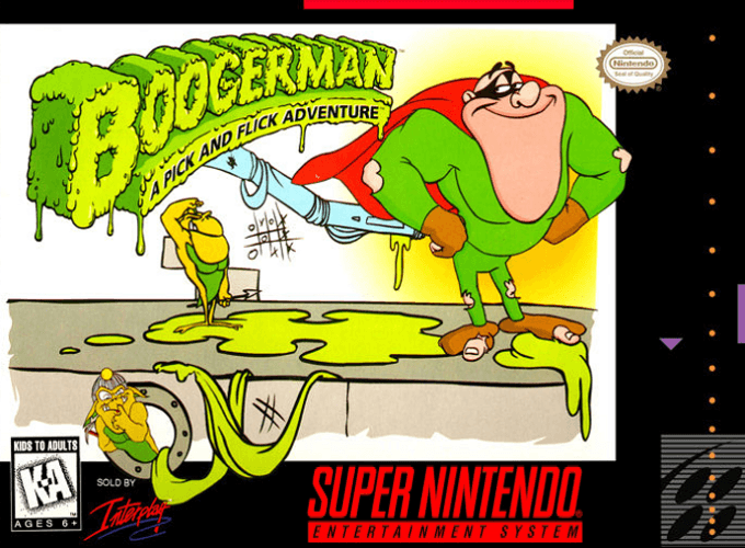 Boogerman : A Pick and Flick Adventure box art