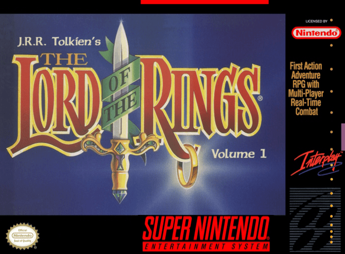 J.R.R. Tolkien's The Lord of the Rings : Volume 1 box art