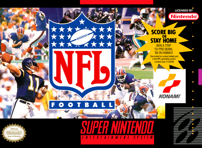 NFL Football box art