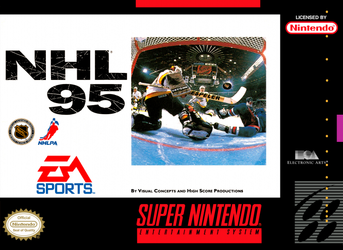 NHL 95 box art