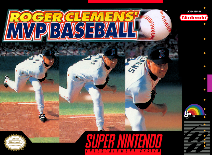 Roger Clemens' MVP Baseball box art
