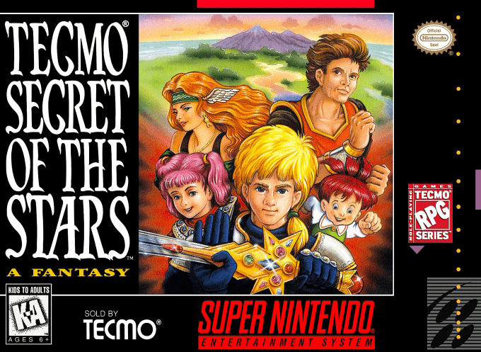 Tecmo Secret of the Stars box art