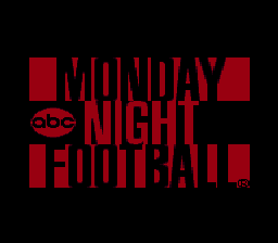 ABC Monday Night Football — Title screen