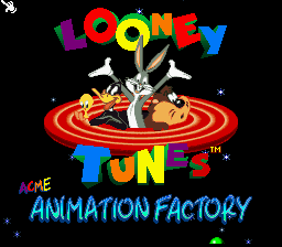 ACME Animation Factory — Title screen