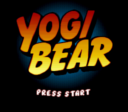 Adventures of Yogi Bear — Title screen
