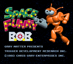 B.O.B. — Title screen