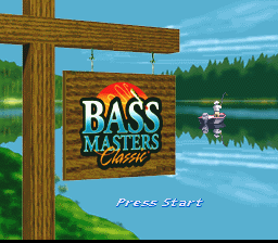 Bass Masters Classic — Title screen