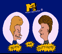 Beavis and Butt-Head — Title screen