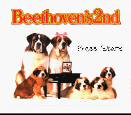 Beethoven : The Ultimate Canine Caper! — Title screen