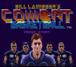 Bill Laimbeer's Combat Basketball — Title screen
