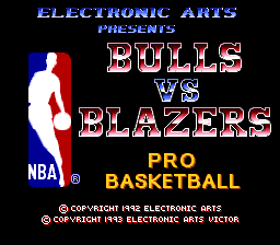 Bulls vs Blazers and the NBA Playoffs — Title screen