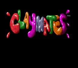 Claymates — Title screen