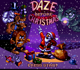 Daze Before Christmas — Title screen