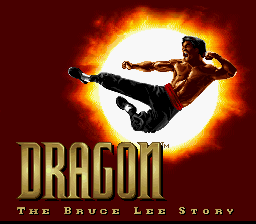 Dragon : The Bruce Lee Story — Title screen