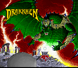 Drakkhen — Title screen