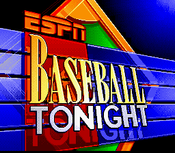 ESPN Baseball Tonight — Title screen