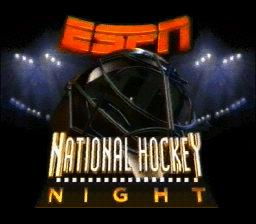 ESPN National Hockey Night — Title screen